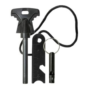 6079 Magnezyum Çubuğu Ateş Başlatıcı Kamp Çakmaktaşı Kit 3 Parça