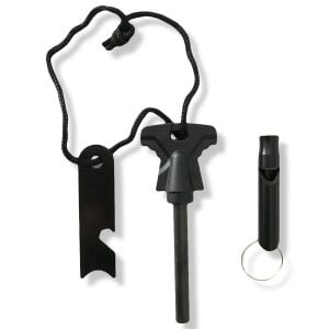6079 Magnezyum Çubuğu Ateş Başlatıcı Kamp Çakmaktaşı Kit 3 Parça