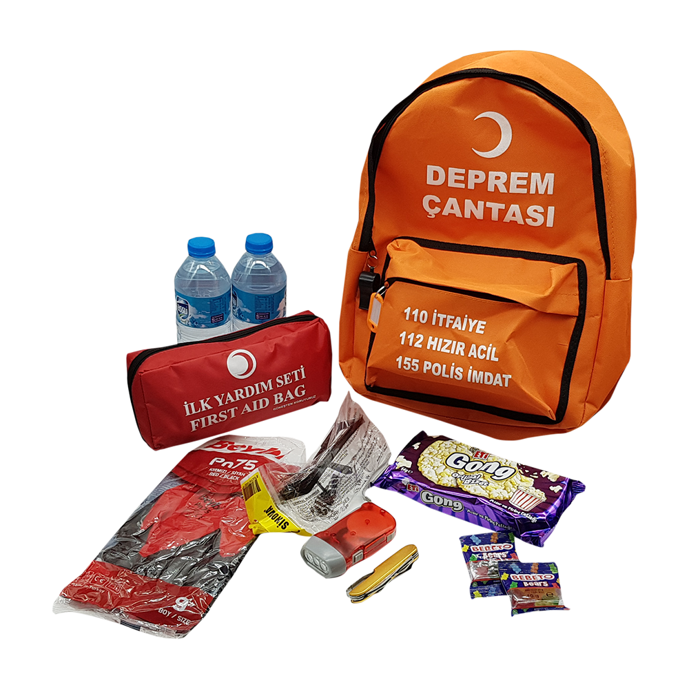 Deprem Afet İlk Yardım Seti Çantası
