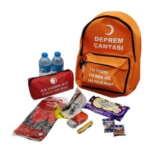 Deprem Afet İlk Yardım Seti Çantası