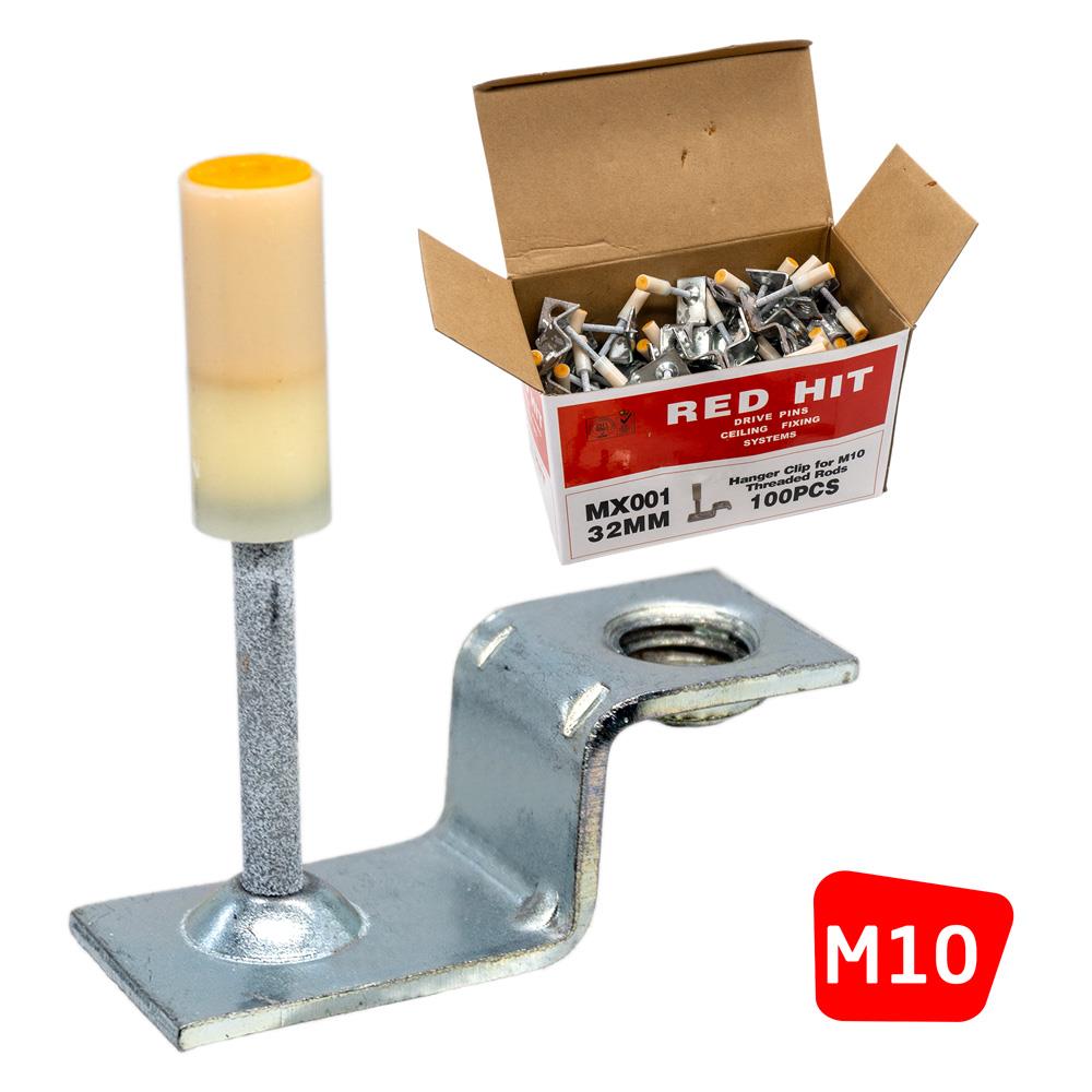 Red Hit MX001 M10 Tij Asma Tavan Barutlu Çivi (100 lü Paket)