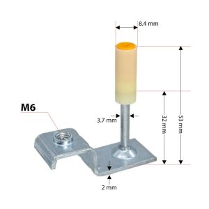 Red Hit MX001 M6 Tij Asma Tavan Barutlu Çivi (100 lü Paket)