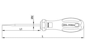 CETA FORM R36-1 Düz Uçlu Biz 80 mm