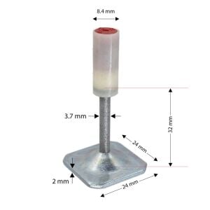 Red Hit MX003 Kare Pullu Barutlu Çivi 32 mm (200 lü Paket)