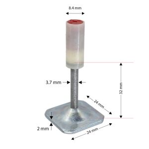 Red Hit MX003 Kare Pullu Barutlu Çivi 32 mm (200 lü Paket)