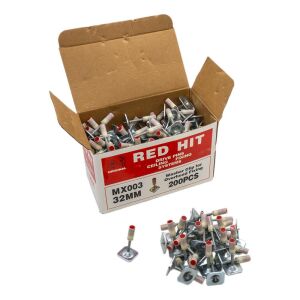 Red Hit MX003 Kare Pullu Barutlu Çivi 32 mm (200 lü Paket)