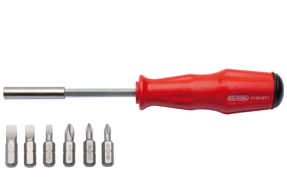 CETA FORM 3100/BT6A Depolu Bits Tornavida Takımı 7 Parça