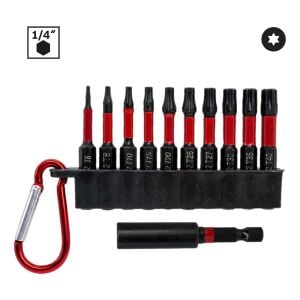 6442 Manyetik Torx Bits Uç Seti T6-T40 (11 Parça)