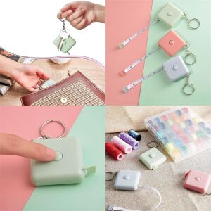 6440 Mini Anahtarlık Esnek Fiberglas Şerit Metre 150cm / 60inç