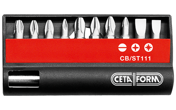 CETA FORM CB/ST111 Bits Uç Takımı 11 Parça (Düz/Yıldız/Pozidriv)
