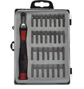 PRO-SCR 02899 Elektronikçi Bits Uç Cırcır Tornavida Seti 31 Parça