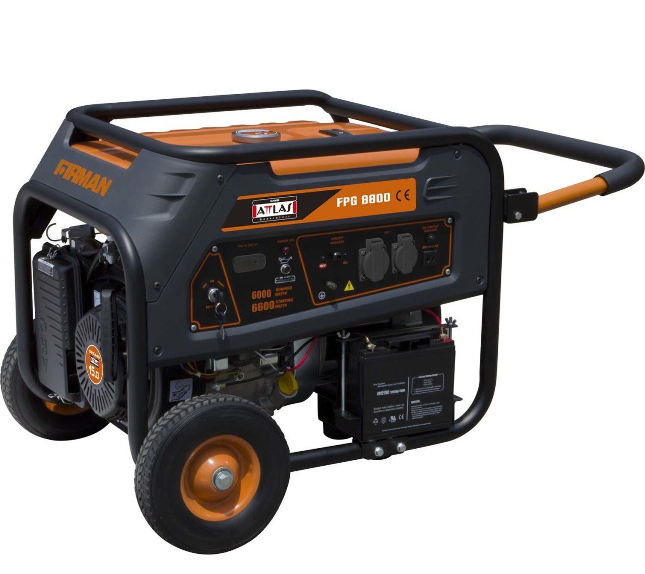 ATTLAS FPG 8800 Firman Benzinli Monofaze Jeneratör 6.6 kVa