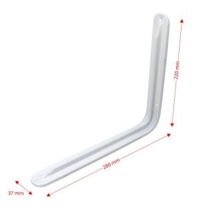 6404 Lüks Raf Altı Beyaz 10x12 (220x280 mm)