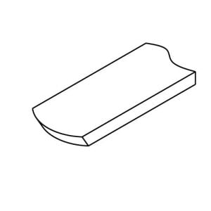 NAREX 818204 HSS Ahşap Torna Bıçağı Yuvarlak Kazıyıcı Ağız 18x150 mm