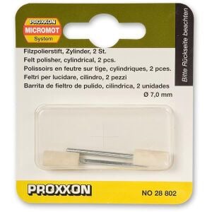 Proxxon 28802 Pimli Polisaj Keçe Seti 2'li Paket