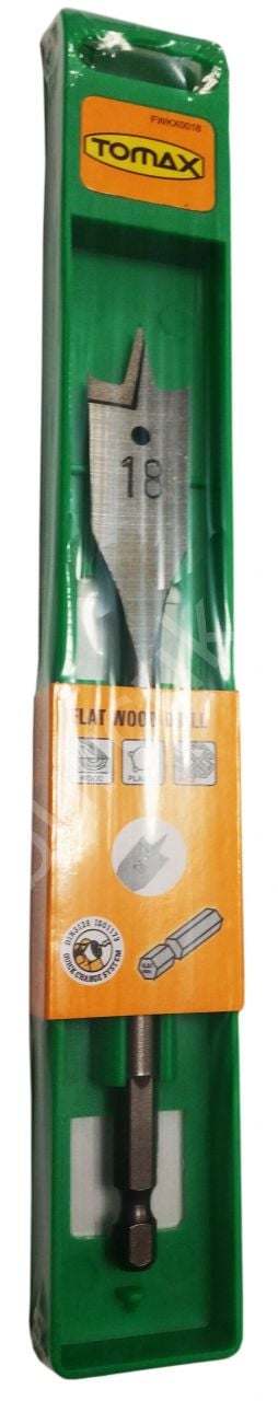 TOMAX Ahşap Yaprak Matkap Ucu 18 mm