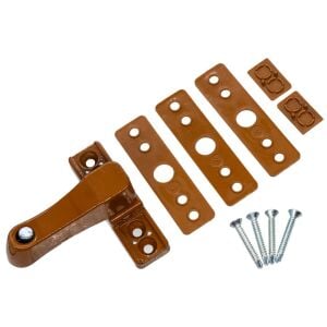 Pvc Pimapen Kapı Pencere Pimli Güvenlik Mandalı - Kahverengi