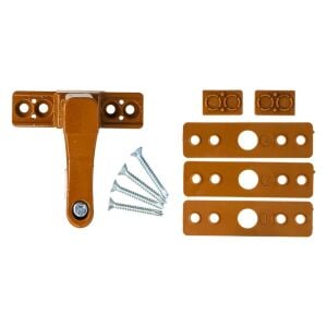 Pvc Pimapen Kapı Pencere Pimli Güvenlik Mandalı - Kahverengi