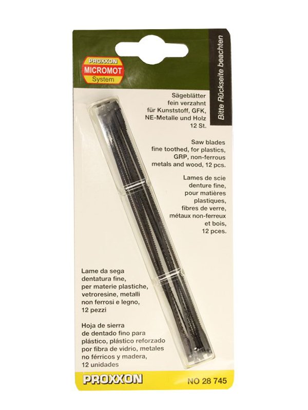PROXXON 28745 Mil Uçlu Çok İnce Kesim Testeresi (DSH İçin) 12 Adet