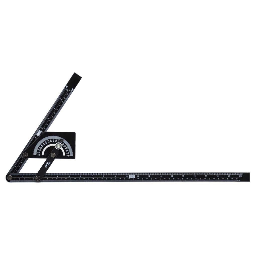 Eltu JYC74 Çok Fonksiyonlu Dereceli Gönye İletki 23cm x 50cm