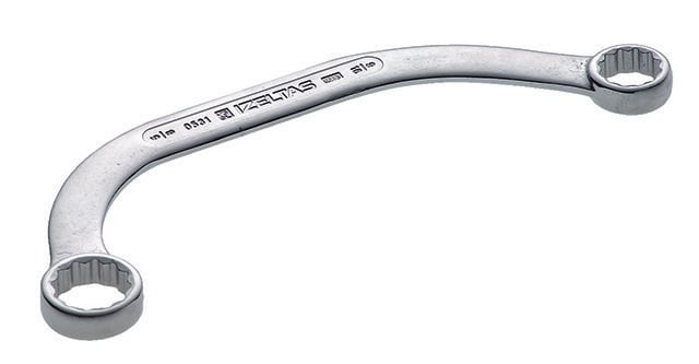 İZELTAŞ Yarım Ay Anahtar Yıldız İki Ağız (Sae) 1/2''X9/16'' Inch