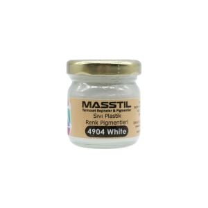 Masstil 4904 White Sıvı Plastik Renk Pigmenti Beyaz 20 gr