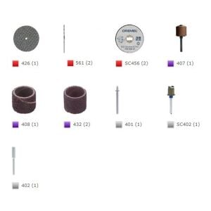 Dremel 3000 -2/55 El Motoru 55 Aksesuarlı + 2 Bağlantı Parçası