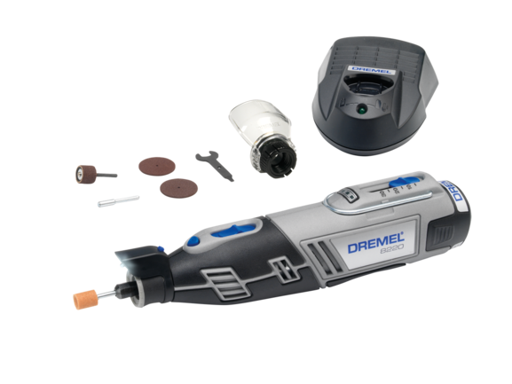 Dremel 8220 -1/5 Li-ion Akülü El Motoru 12V 5 Aksesuarlı + 1 Bağlantı Parçası