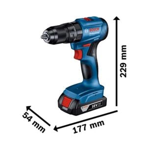 Bosch GDX 18V-285 / GSB 185-LI Akülü Vidalama ve Somun Sıkma Seti 18V 2Ah