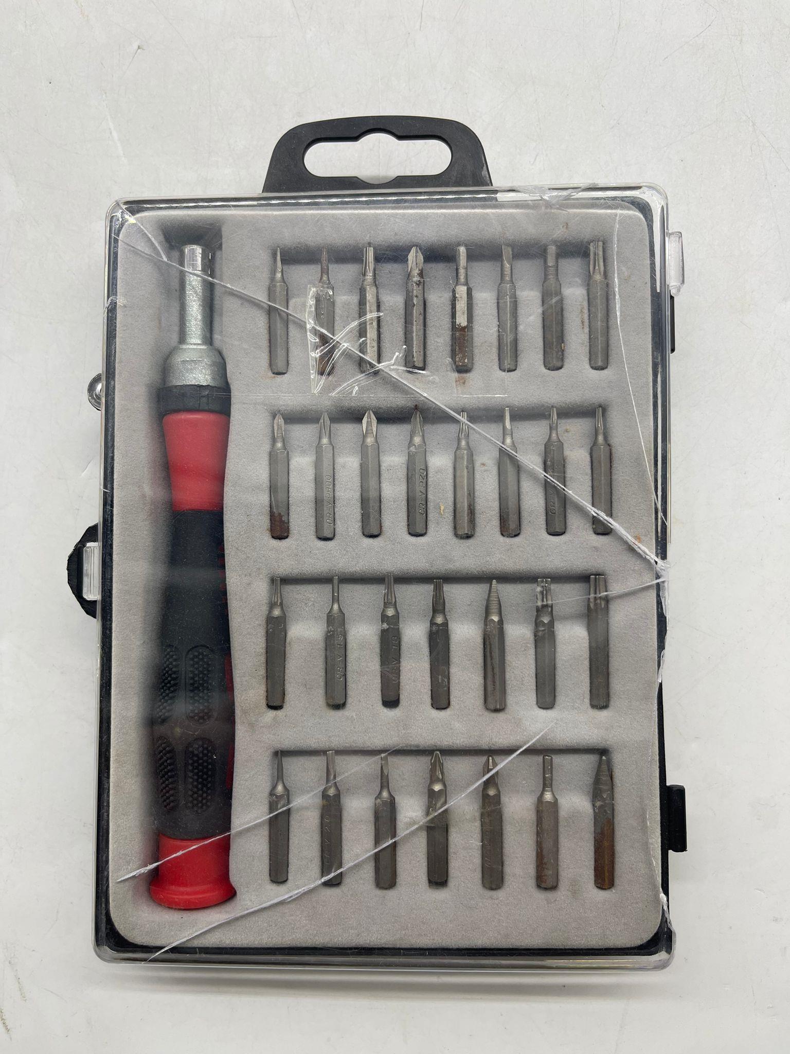 6224 Elektronikçi Bits Uç Cırcır Hassas Tornavida Seti 31 Parça