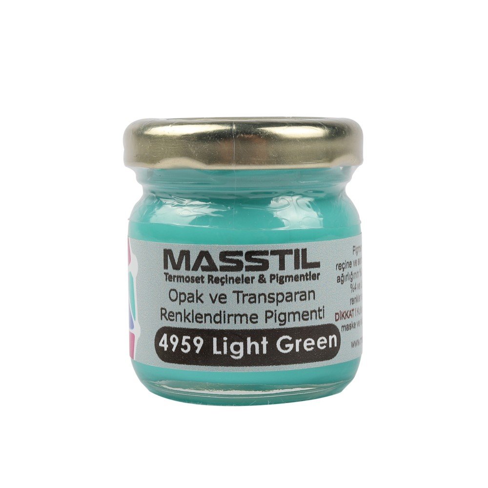 Masstil 4959 L Green Opak ve Transparan Renk Pigmenti Açık Yeşil