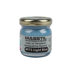 Masstil 4973 L Blue Opak ve Transparan Renk Pigmenti Açık Mavi