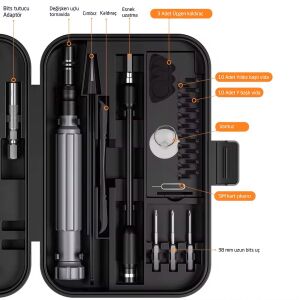 UF-Tools KS-840150 Hassas 150 Parça Bits Uçlu Tornavida Seti