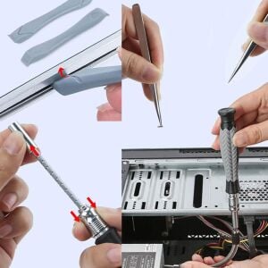 UF-Tools KS-840116 Hassas 126 Parça Bits Uçlu Tornavida Seti