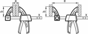Bessey Cırcır Mekanizmalı Tetikli İşkence 900 mm