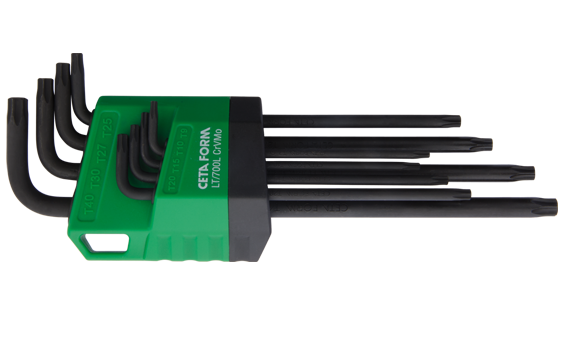 CETA FORM LT/700L Torx L Anahtar Takımı Uzun Tip 8 Parça