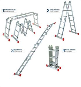 4x4 Basamaklı 470cm Akrobat Merdiven