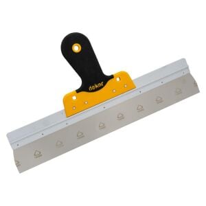 Dekor 348 Eğri Plastik Saplı Ispatula 40 cm (Paslanmaz Çelik)