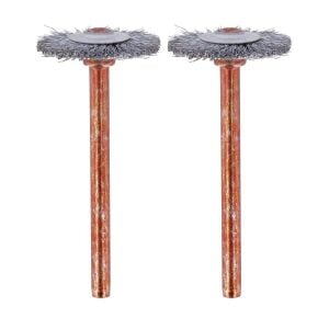 Dremel 530 Çelik Disk Fırça 19 mm 2'li Paket