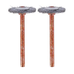 Dremel 530 Çelik Disk Fırça 19 mm 2'li Paket