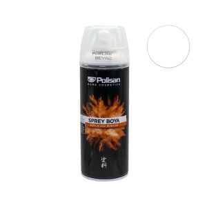 Polisan P7000 Akrilik Sprey Boya 400 ml - Parlak Beyaz