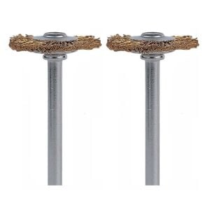 Dremel 535 Pirinç Disk Fırça 19 mm 2'li Paket