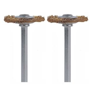 Dremel 535 Pirinç Disk Fırça 19 mm 2'li Paket