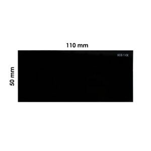 SCS Svar Kaynak Maske Camı Siyah 110x50 No:10 (Athermal Muadili)
