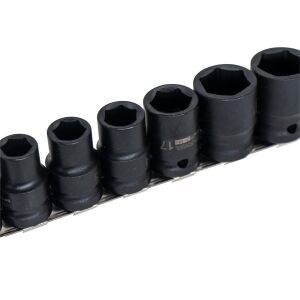 Ceta Form C62-RH09 1/2'' 6 Köşe Havalı Lokma Anahtar Takımı 9 Parça (Raylı)