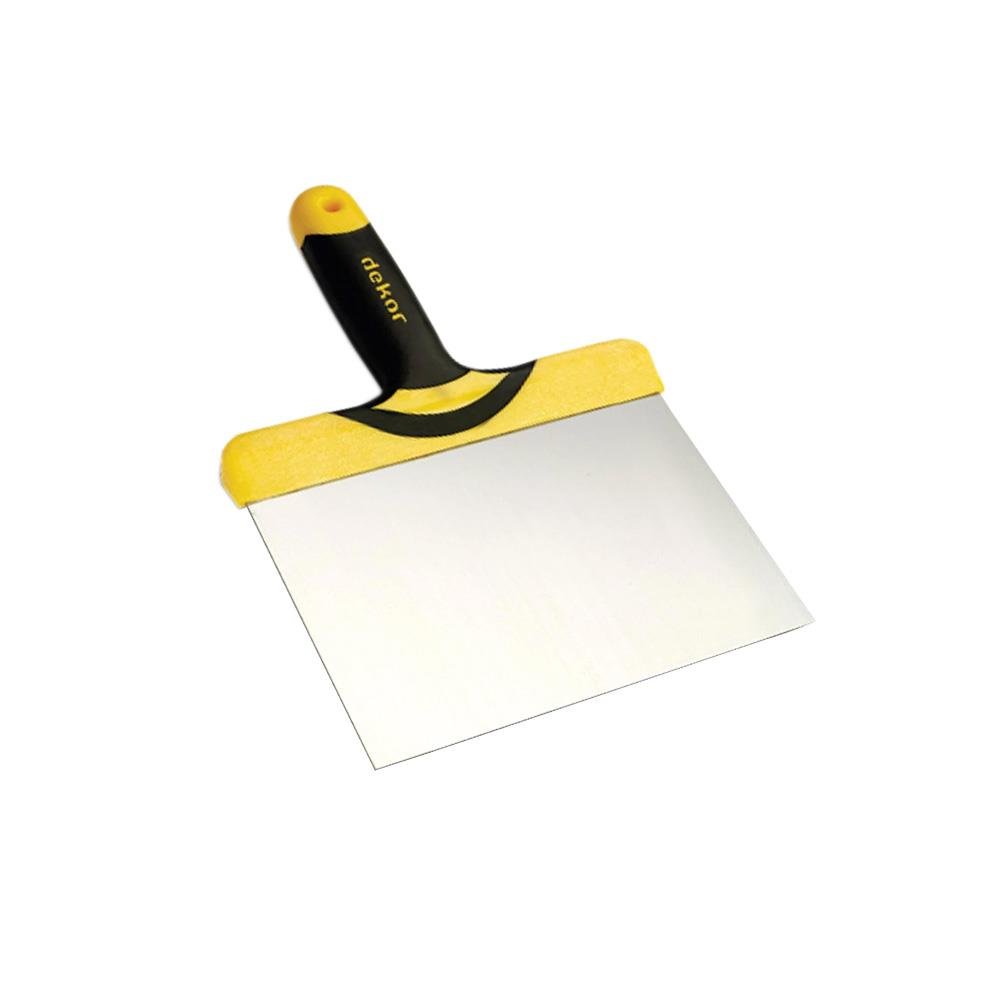 Dekor 550 Plastik Saplı Macun Küreği 16 cm (Kısa Model)