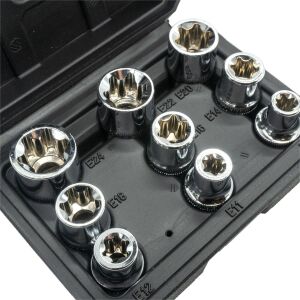 5547 1/2'' Torx Lokma Anahtar Seti 9 Parça