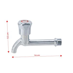 6450 Aç Kapa Mix Lavabo WC Uzun Musluk 1/2''