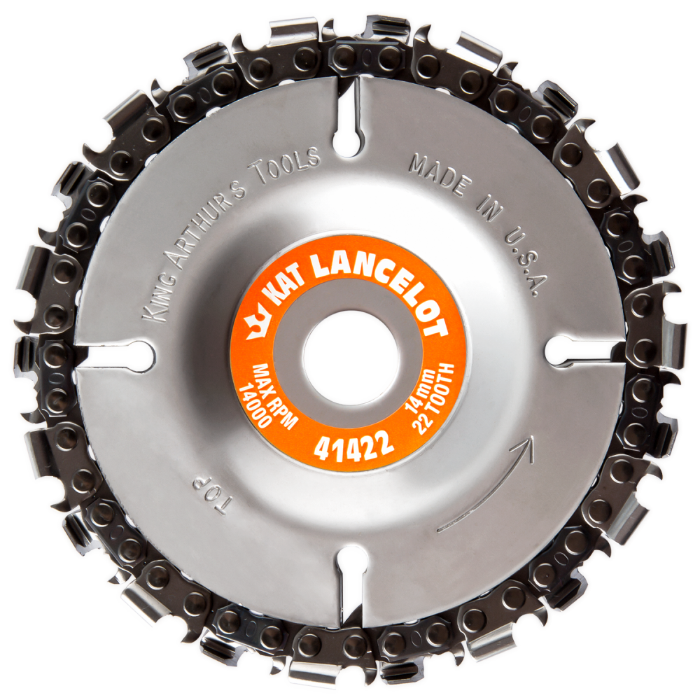 King Arthur's Tools 41422 Lancelot Ahşap İşleme Diski 100 mm 22 Diş