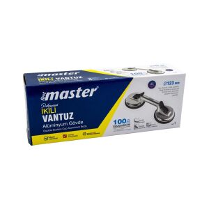 Master 507606 Alüminyum Gövde İkili Cam Vantuzu